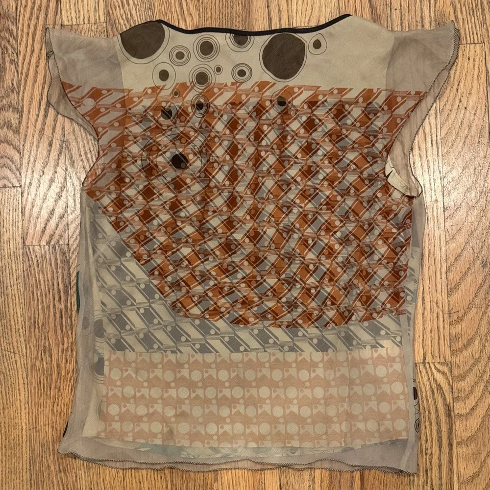 Max Studio Abstract Patterned Blouse - Picture 10 of 13